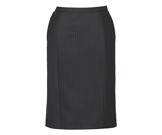 カーシーカシマ ENJOY セミタイトスカート 美スラッとSuits TREVIRA STRIPE ブラック 11号 EAS476 1枚（ご注文単位1枚）【直送品】