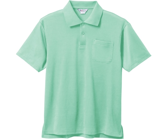 三愛 半袖ポロシャツ ミントグリーン M 7800 1着（ご注文単位1着）【直送品】