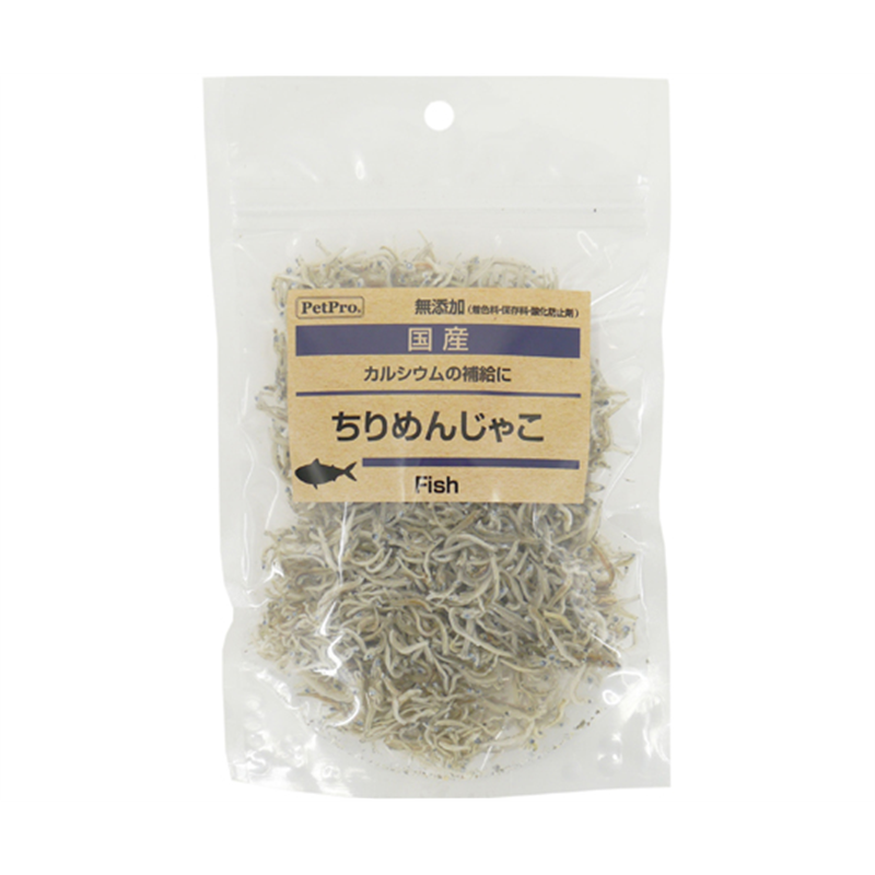 ペットプロジャパン ペットプロ 国産おやつ 無添加 ちりめんじゃこ 60g  1個（ご注文単位1個）【直送品】