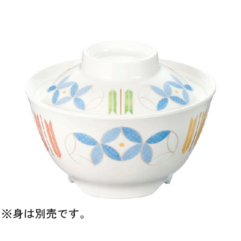 Daiwa 飯碗 中(蓋)七宝(しっぽう) YD-43-SI 1個(ご注文単位1個)【直送品】