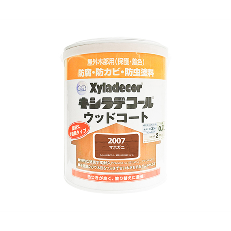 カンペハピオ(KANSAI) 水性キシラデコール ウッドコート マホガニ 0.7L 97670170000 1個(ご注文単位1個)【直送品】