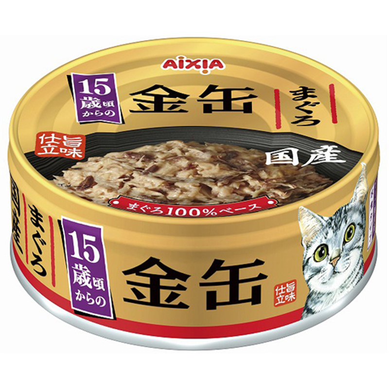 アイシア 金缶 15歳頃からのまぐろ 70g GN-5 1個（ご注文単位1個）【直送品】