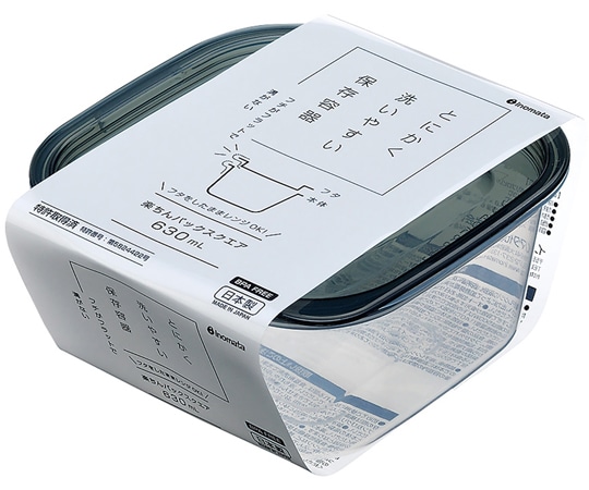 イノマタ化学 楽ちん スクエア630ml クリアーブラック #1842 1個（ご注文単位1個）【直送品】