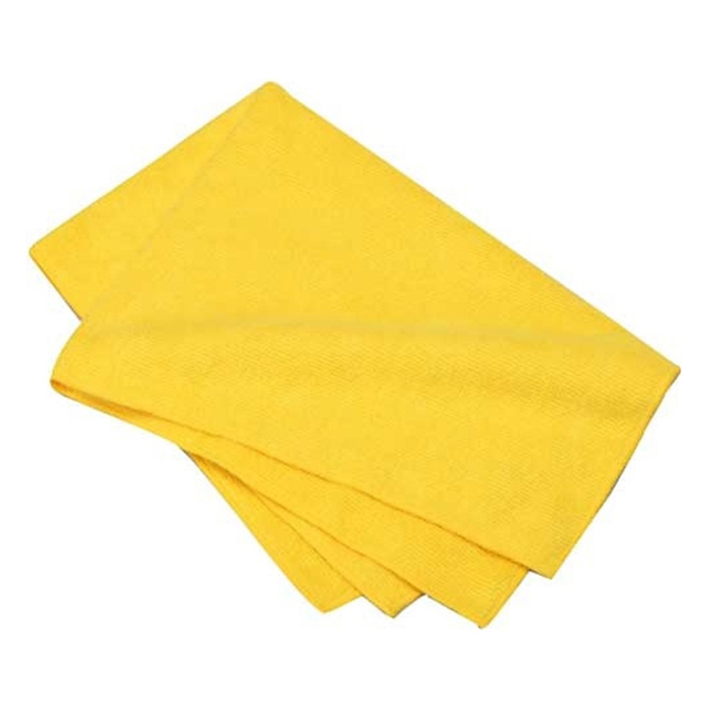 三和 マイクロファイバー万能タオル イエロー 1ケース(360枚入) SWT3450-1Y 1ケース（ご注文単位1ケース）【直送品】