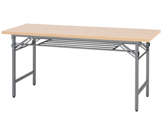 カグクロ 折りたたみテーブル W1500×D450×H700mm ナチュラル NTH-1545-NA 1台(ご注文単位1台)【直送品】