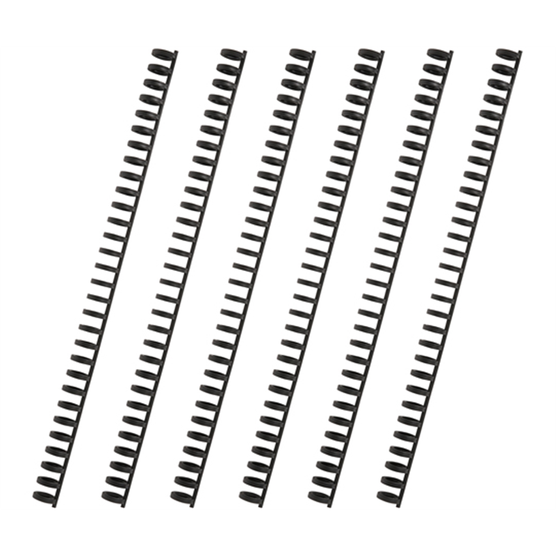 カール ルーズリング 10mm ブラック 6本入 LR-10-K 1袋(ご注文単位1袋)【直送品】