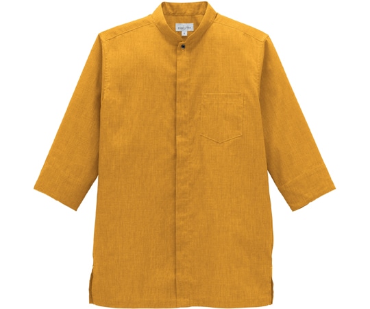 ボンマックス スタンドカラー和シャツ カラシ L FB4573U 1枚（ご注文単位1枚）【直送品】