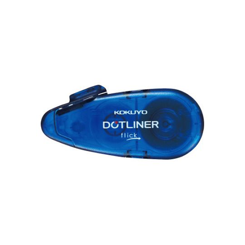 コクヨ テープのりドットライナーフリック(本体)青 タ-DM4900-06B 1個(ご注文単位1個)【直送品】