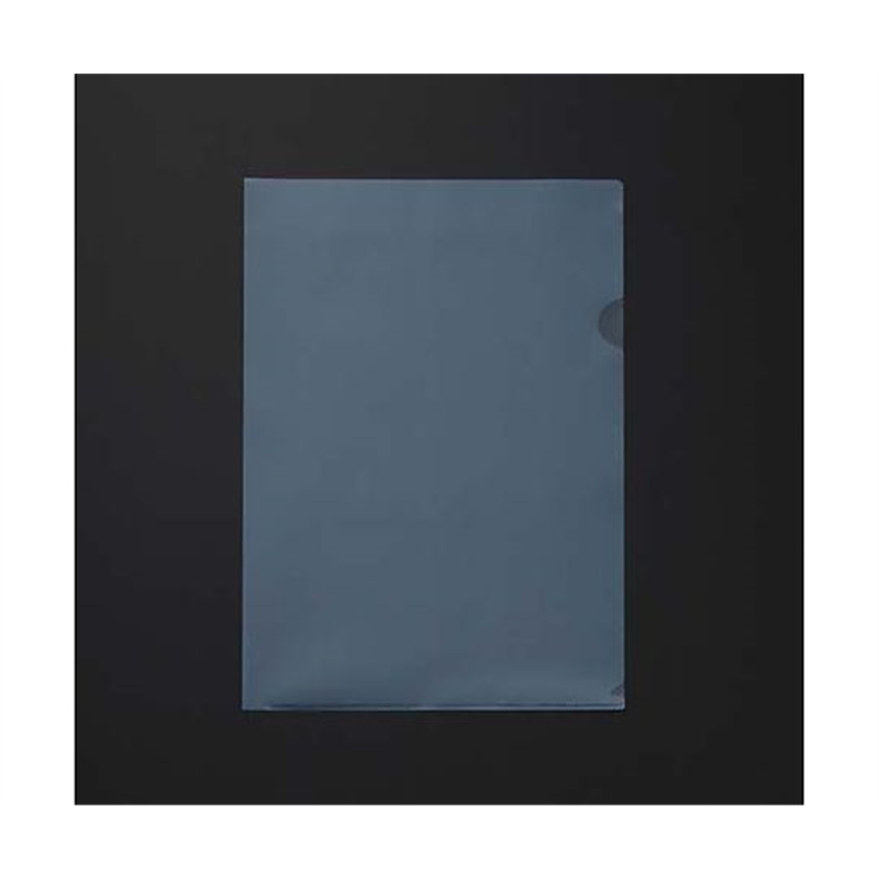 カウネット 再生クリヤーホルダーカラー A4 青 10枚 5025-2374 1パック(ご注文単位1パック)【直送品】