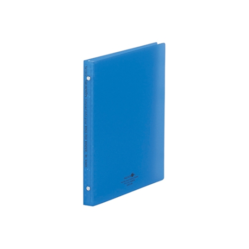 LIHITLAB AQUA DROPs リングレックス バインダー 8青 N-5025 N5025-8 1冊(ご注文単位1冊)【直送品】