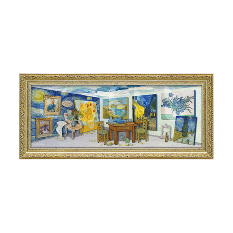 ユーパワー 白石 創多｢ゴッホのアート アトリエ｣ ST-18003 1個（ご注文単位1個）【直送品】