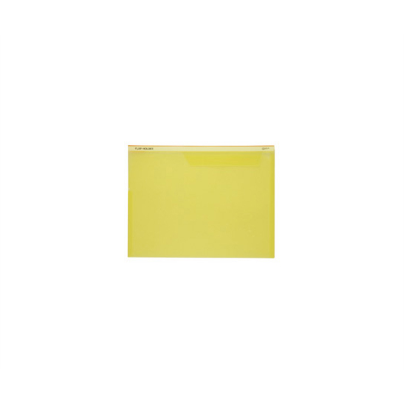 キングジム フラップホルダー 黄 775 1枚(ご注文単位1枚)【直送品】