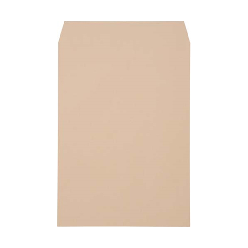 カウネット 再生紙100%クラフト封筒 角2 85g 100枚 4123-2088 1パック(ご注文単位1パック)【直送品】