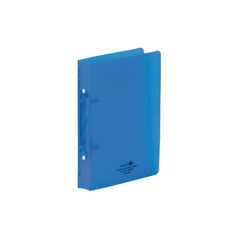 LIHITLAB AQUA DROPs リングファイル<ツイストリング> 8青 F-5006 F5006-8 1冊(ご注文単位1冊)【直送品】