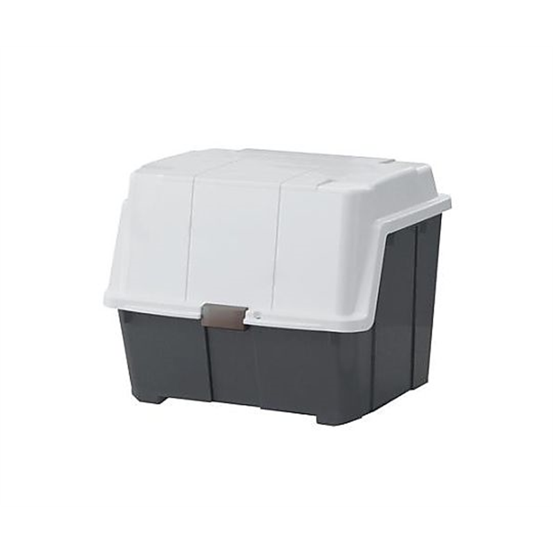 アズワン 620x500x500mm/95L 収納ケース(大開口/4個) EA506MC-1BA 1セット（ご注文単位1セット）【直送品】