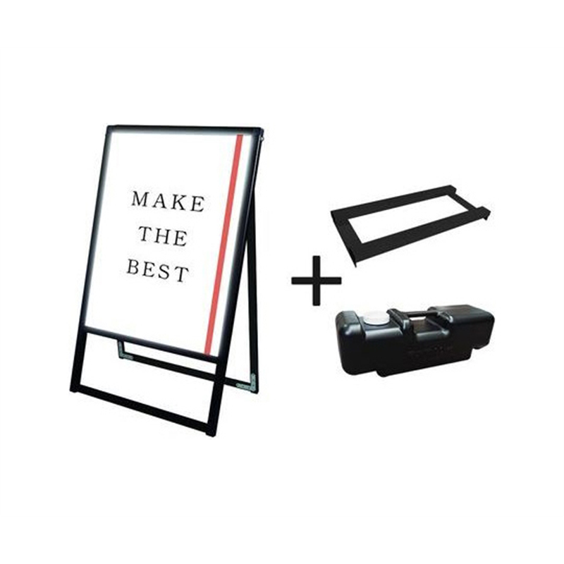 常磐精工 ブラックバリウススタンド看板LED B2片面 ウエイトアーム・水タンクセット BVASKLED-B2K-3SET 1個（ご注文単位1個）【直送品】