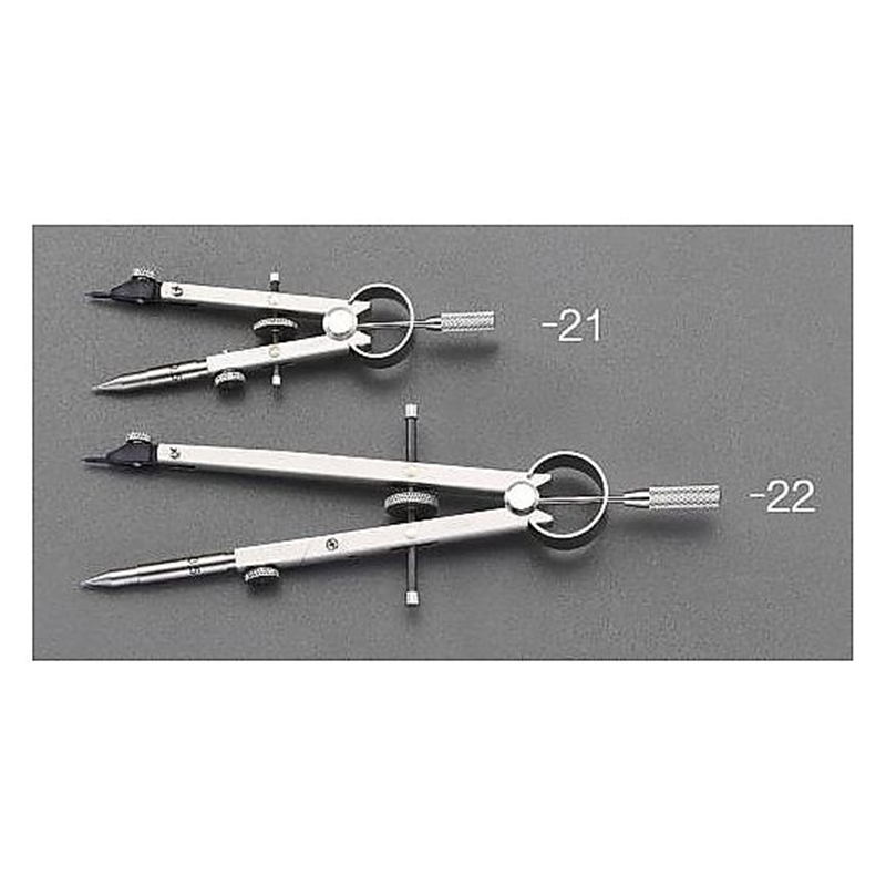 エスコ 170mm マイクロスプリングコンパス EA765G-22 1個(ご注文単位1個)【直送品】