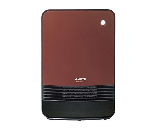 山善(YAMAZEN) 人感センサー付き消臭セラミックヒーター ブラウン DSF-VK081(T) 1台(ご注文単位1台)【直送品】