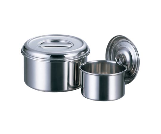 赤川器物製作所 18-8 浅型キッチンポット 14cm #11114 1個（ご注文単位1個）【直送品】