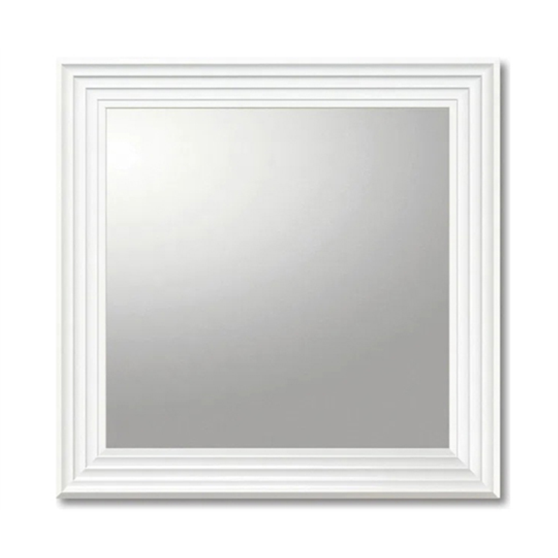 ユーパワー デコラティブ 大型ミラー シャープ｢正方形(ホワイト)｣ BM-16022 1個（ご注文単位1個）【直送品】