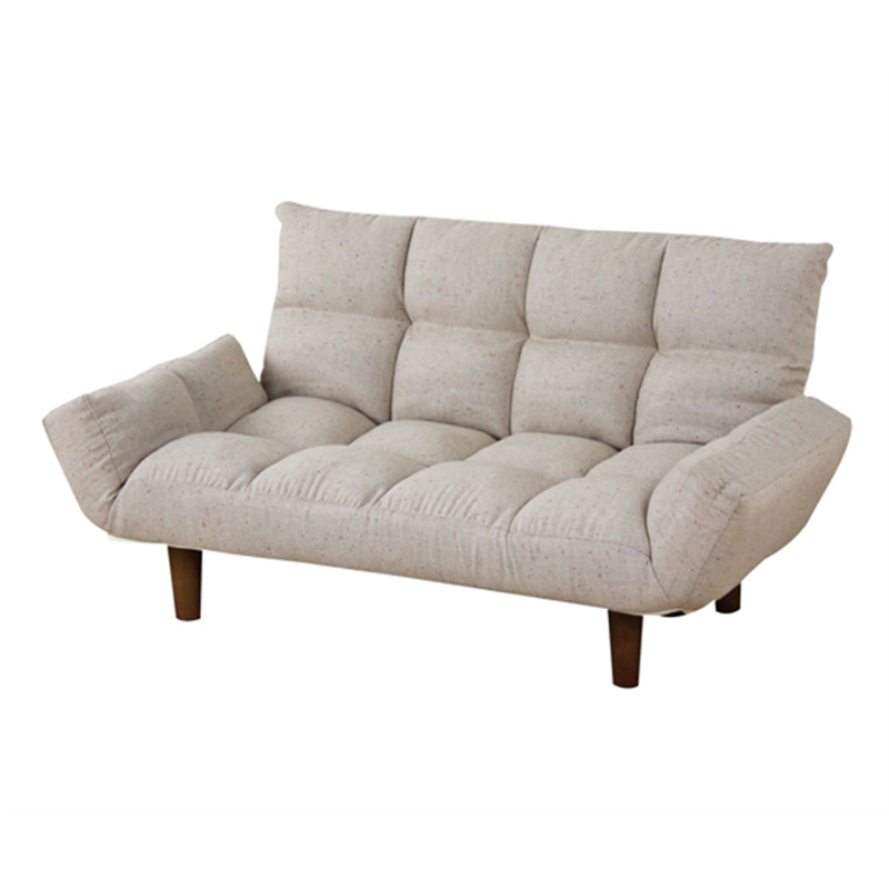 東谷 マイナ 折りたたみカウチソファ ベージュ LSS-19BE 1個（ご注文単位1個）【直送品】