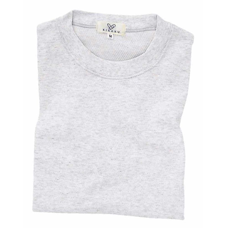 KIRAKU(トンボ) Tシャツ シルバーモク 4L(身丈82cm) CR003-03 4L 1枚(ご注文単位1枚)【直送品】