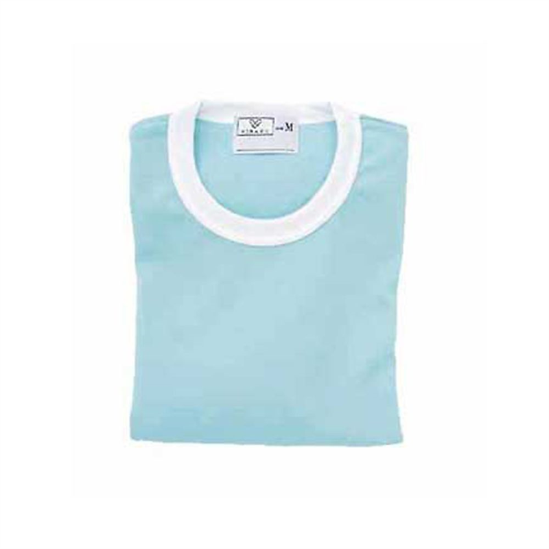KIRAKU(トンボ) Tシャツ サックス 4L(身丈80cm) CR055-70 4L 1枚(ご注文単位1枚)【直送品】