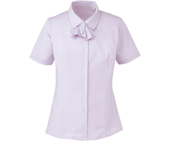 カーシーカシマ ENJOY 半袖ブラウス AIR CON PIQUE ラベンダー 9号 ESB444 1枚（ご注文単位1枚）【直送品】