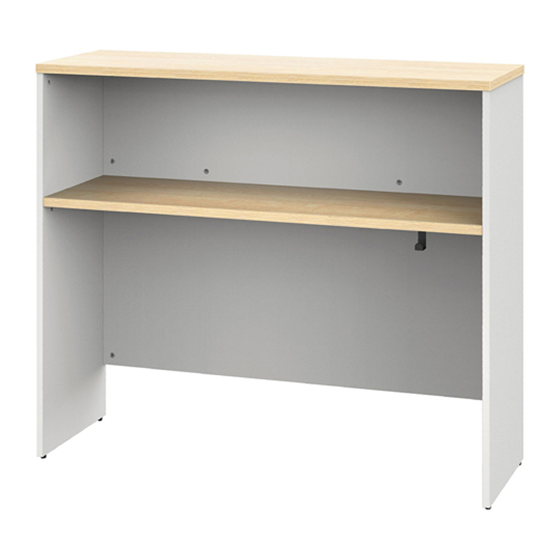 アール・エフ・ヤマカワ プラン サイドハイテーブル W1200×D400 ナチュラル×ホワイト脚 RFPSH-1240NA-WL 1台（ご注文単位1台）【直送品】