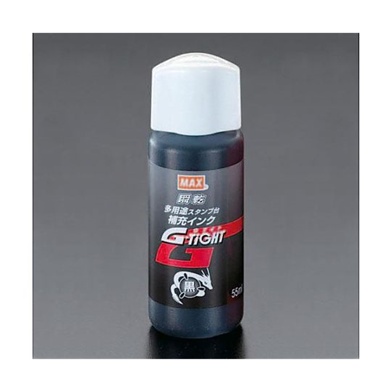 エスコ 55ml [黒] 多目的スタンプインク EA762AE-111 1個(ご注文単位1個)【直送品】