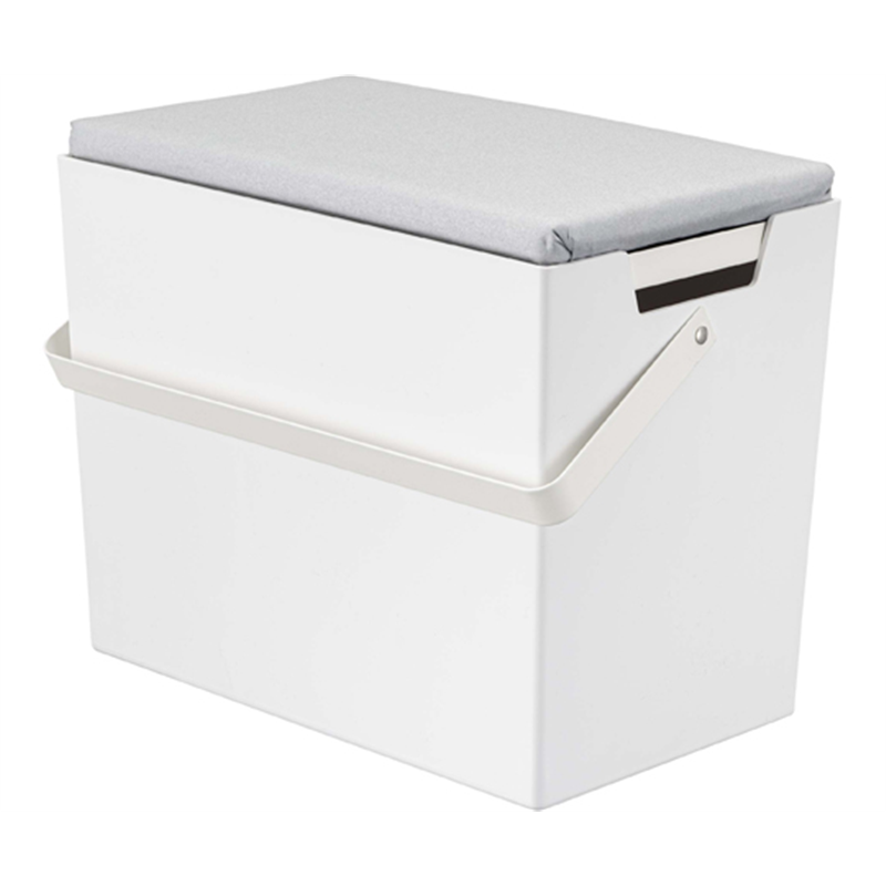 山崎実業 アイロン掛けできる蓋付きアイロン収納ケース アルミ 5460 1個(ご注文単位1個)【直送品】