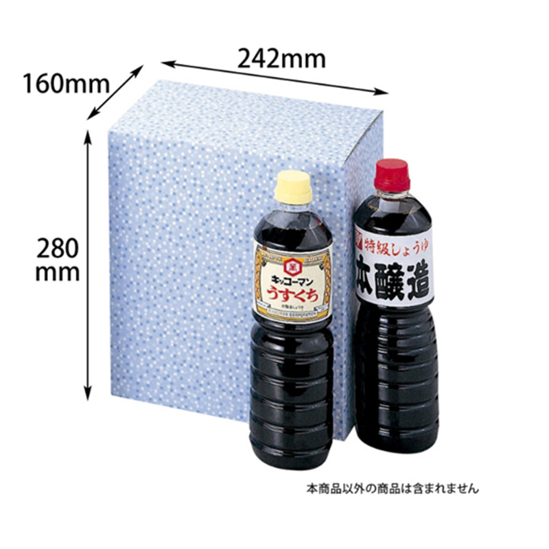 ヤマニパッケージ 贈答箱 ペットボトル 1L×6本筒式 50枚 EE-35 1ケース（ご注文単位1ケース）【直送品】