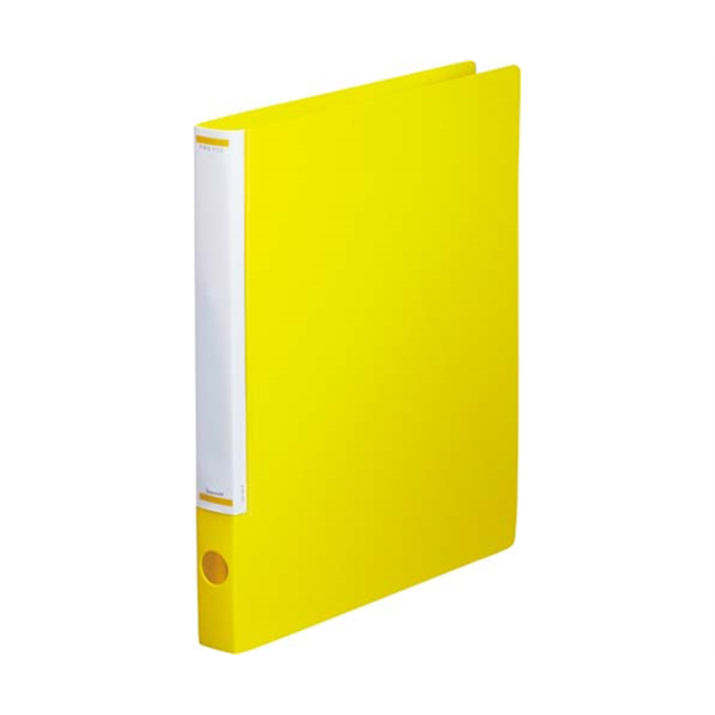 カウネット マニュアルリングF 背幅32mm A4縦 薄黄 4228-0378 1冊(ご注文単位1冊)【直送品】