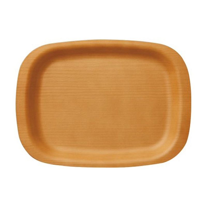 Daiwa 27cmオーバルウッドトレー ナチュラル ND-503-NA 1個(ご注文単位1個)【直送品】