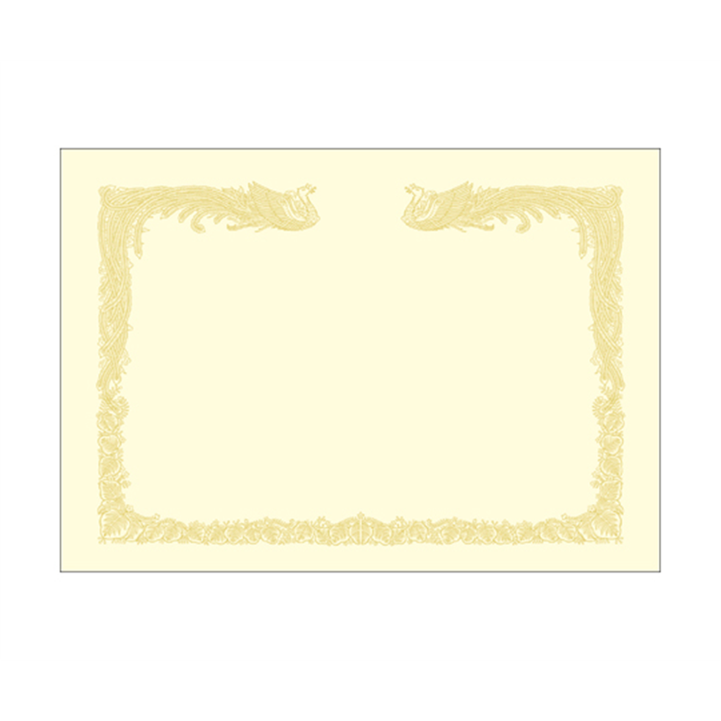 ササガワ OA賞状用紙 雲なし クリーム A4判 縦書用 100枚入 10-1467 1箱(ご注文単位1箱)【直送品】