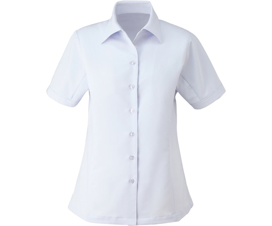 カーシーカシマ ENJOY シャツブラウス Softkarseystretch ブルー 15号 ESB405 1枚（ご注文単位1枚）【直送品】