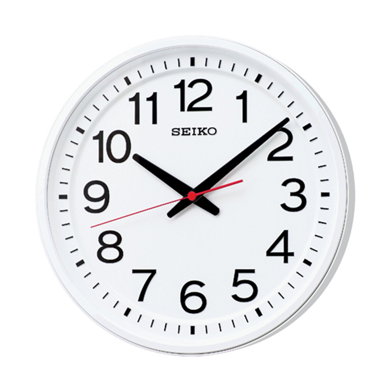 セイコー 教室の時計 φ310×48mm KX236W 1個(ご注文単位1個)【直送品】