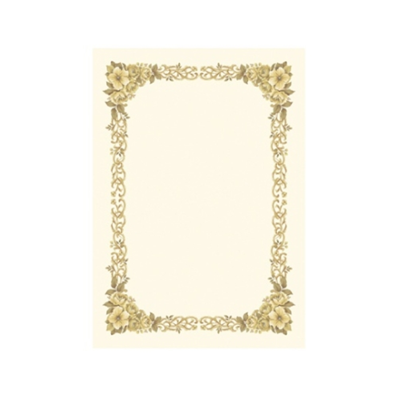 ササガワ 洋柄OA賞状用紙 A4判 1冊(10枚入) 10-262 1冊(ご注文単位1冊)【直送品】