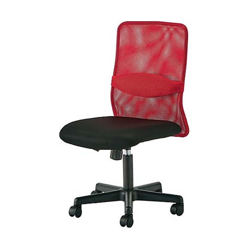 関家具 ランバーメッシュチェア レッド 243635 1脚(ご注文単位1脚)【直送品】