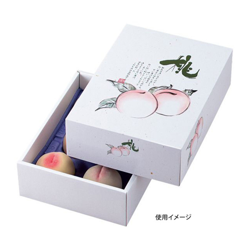 ヤマニパッケージ 青果用贈答箱 桃の郷 3kg 40枚 L-465 1ケース（ご注文単位1ケース）【直送品】
