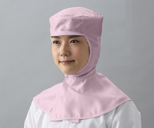 ガードナー スタンダードツバ付きクリーンフード(ピンク) Mサイズ CB4047-4 1枚 (ご注文単位1枚)【直送品】