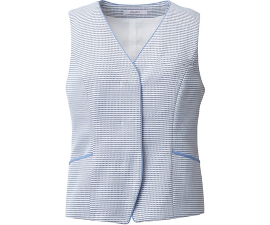 カーシーカシマ ENJOY ベスト CLEAR BORDER サックス 11号 ESV778 1枚（ご注文単位1枚）【直送品】