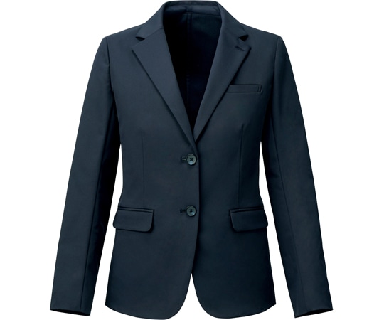 カーシーカシマ ENJOYNoir テーラードジャケット Double Cloth by BRING Material ネイビー 13号 NAJ031 1枚（ご注文単位1枚）【直送品】