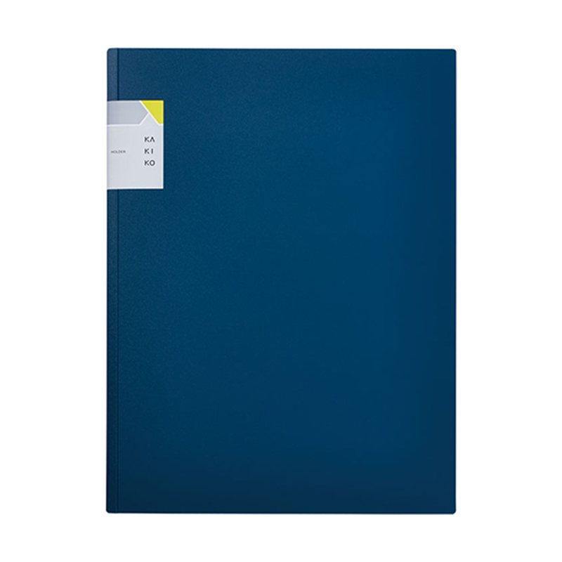 キングジム カキコホルダー 2ポケット ネイビー 8647 1冊(ご注文単位1冊)【直送品】