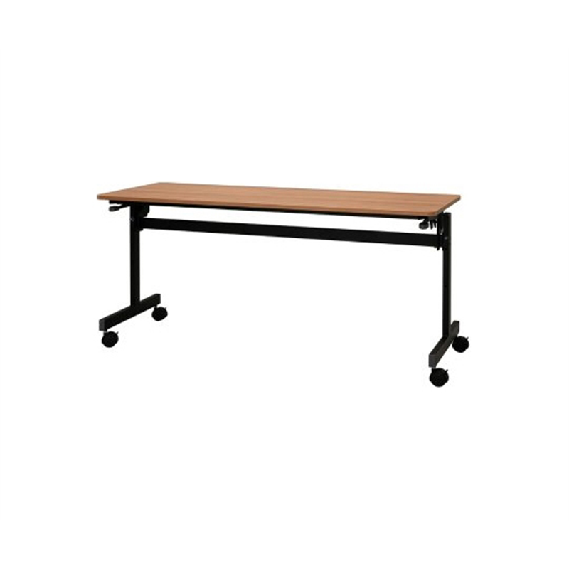 アール・エフ・ヤマカワ シンプルフォールディングテーブルⅢ W1500×D600 ウォルナット RFFT3-1560DM 1台（ご注文単位1台）【直送品】