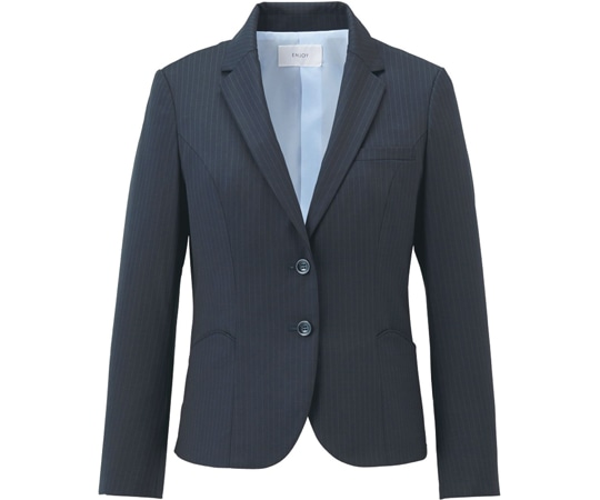 カーシーカシマ ENJOY ジャケット HIGH STRETCH WOOL ネイビー 19号 EAJ711 1枚（ご注文単位1枚）【直送品】