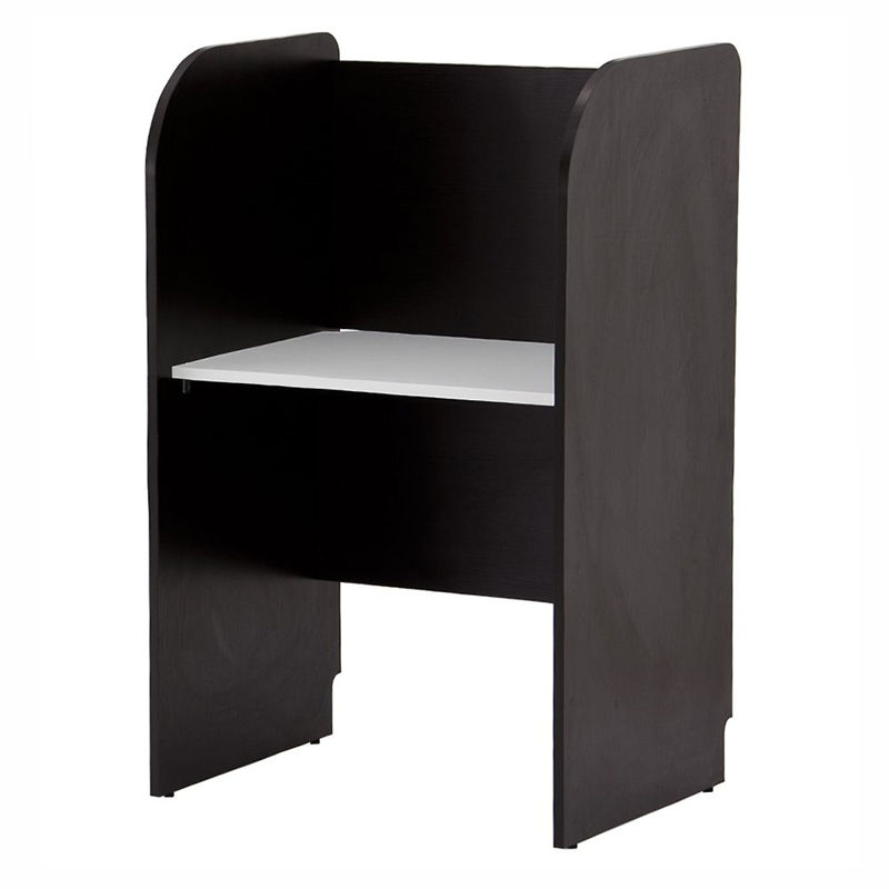 アール・エフ・ヤマカワ PCブースデスクⅡ 基本 W700 背板あり ダークⅡ Z-SHPCB2-70BPDB2 1台(ご注文単位1台)【直送品】