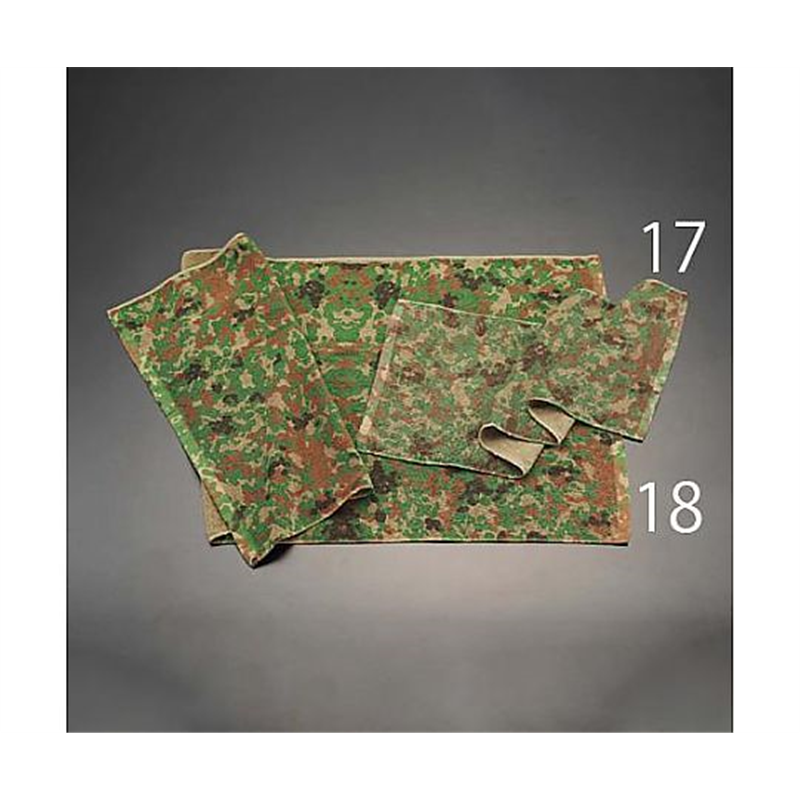 エスコ 340x 890mm/240匁 タオル(迷彩色) EA929HC-17 1枚(ご注文単位1枚)【直送品】