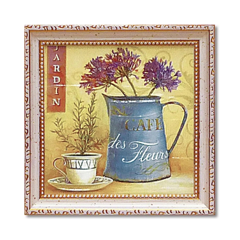 ユーパワー ミニゲル アートフレーム アンジェラ スターリング｢カフェド フルール｣ AS-02009 1個（ご注文単位1個）【直送品】