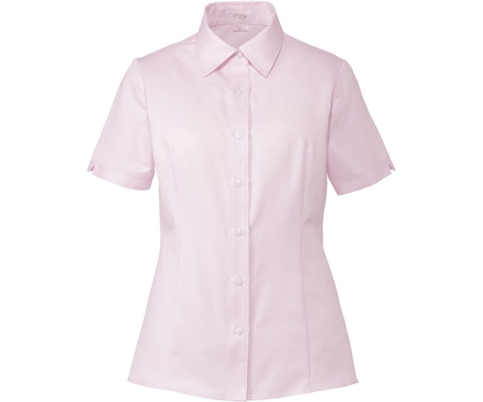カーシーカシマ ENJOY 半袖ブラウス FINE KERSEY ピンク 7号 ESB594 1枚（ご注文単位1枚）【直送品】
